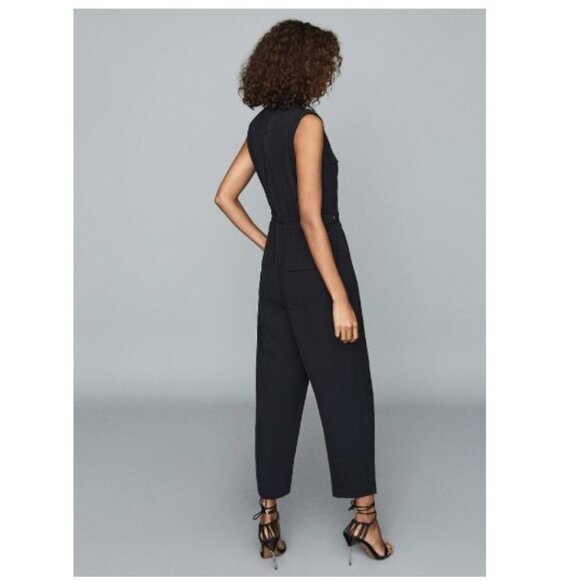 Reiss Abella Utility Belted Romper Jumpsuit - Picture 4 of 5